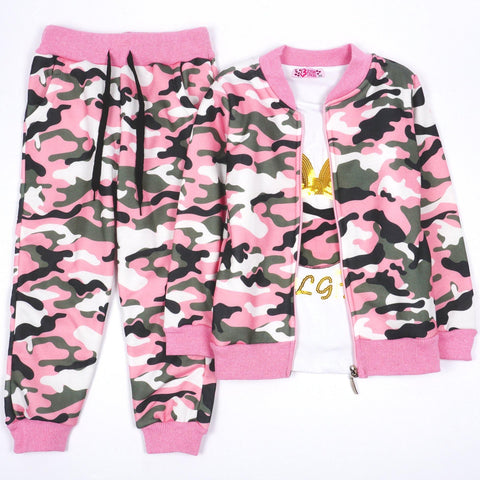 Girls' Pink Camo Winter Warm Set (5-10y) - Clothes4Kids