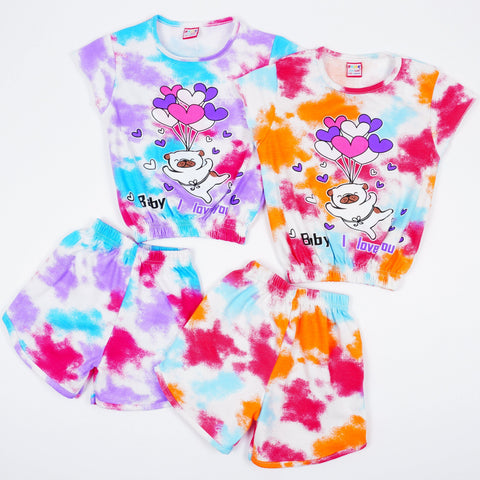 Girls' Baby I Love You' Colourful Set (4-8y) - Clothes4Kids