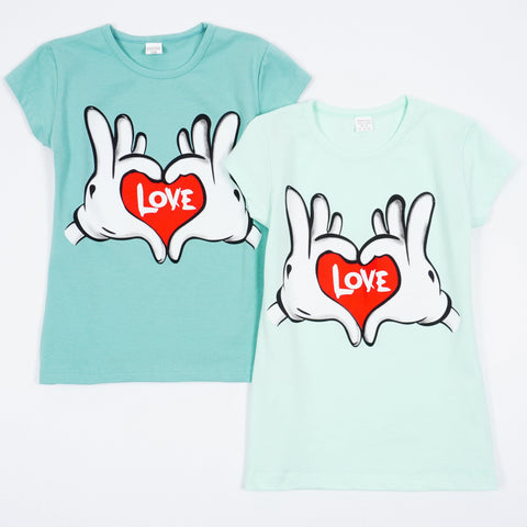 Girls' Love' T-Shirt (7-12y) - Clothes4Kids