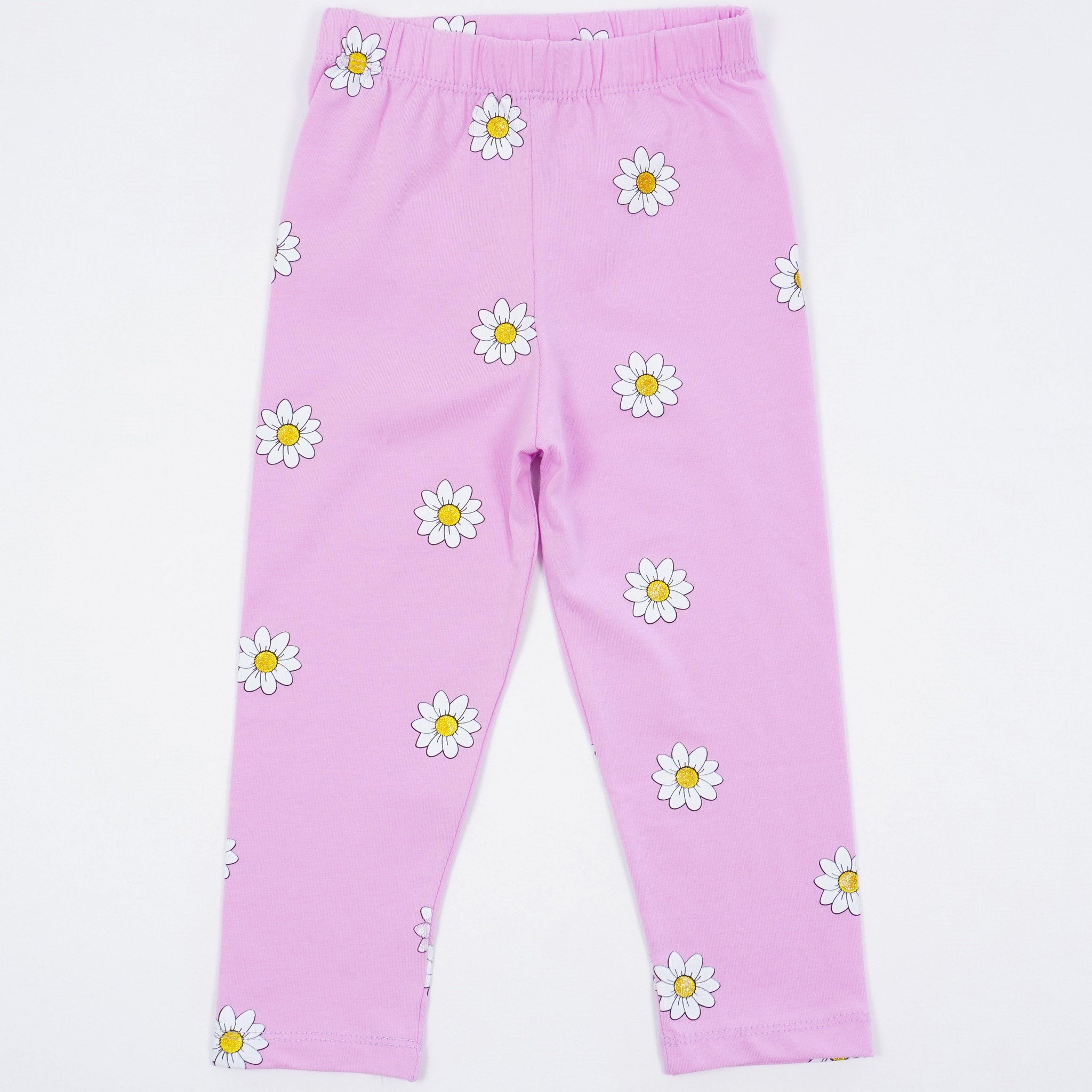 Girls' Daisy' Printed Leggings (1-8y) - Clothes4Kids