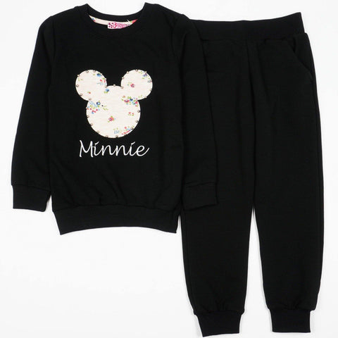 Girls'  Black Tracksuit (5-9y) - Clothes4Kids