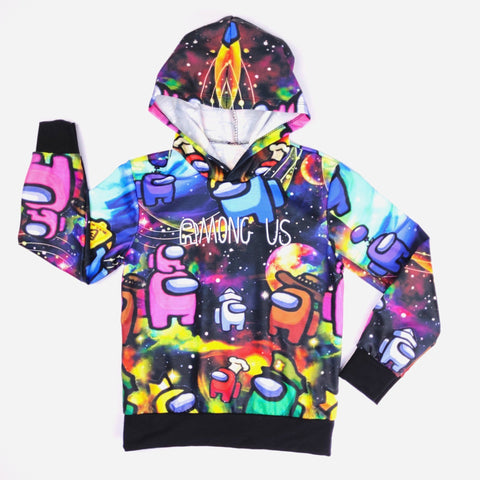 Unisex 'Among Us' Printed Hoodie (5-16y) - Clothes4Kids